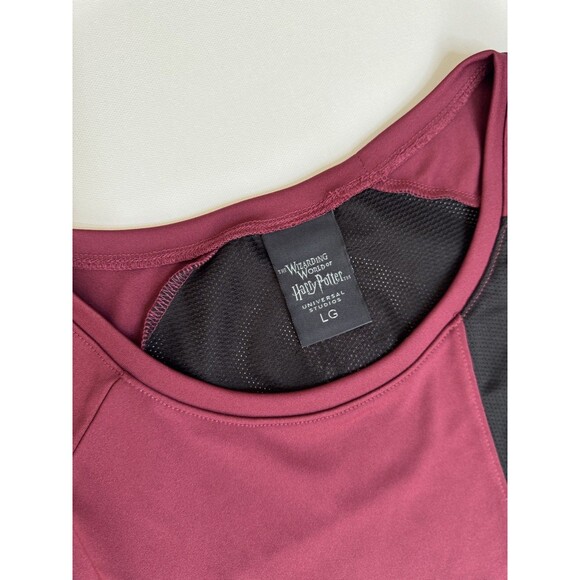 NWT Harry Potter Gryffindor Universal Studios Jersey Top Cropped T-Shirt Large - Picture 2 of 6